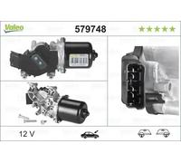Motor del limpiaparabrisas delante para vehic. dirección izquierda 579748 VALEO