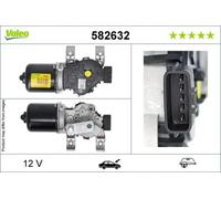 VALEO 582632 Motor del limpiaparabrisas