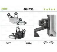 Motor del limpiaparabrisas posterior 404736 VALEO para FORD FIESTA V FUSION