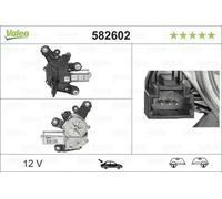 Motor del limpiaparabrisas posterior 582602 VALEO para DACIA RENAULT