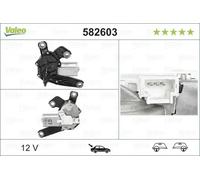 Motor del limpiaparabrisas posterior 582603 VALEO para CITROËN PEUGEOT