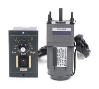 Motor Eléctrico 6W 6.9RPM-415RPM AC Gear Reducer Motor 2IK6GN-C 2GN15K With Speed Regulator Adjustable CW CCW Single-Phase(2GN15K 0-83RPM)