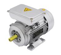 Motor eléctrico 750 W 1 CV monofásico motor asíncrono con 1380 rpm, accionamiento de 240 V CA para compresor y bomba, condensador de arranque de eje de 19 mm