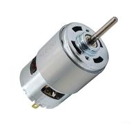 Motor eléctrico 755 DC 18 V 120 W con rodamiento de bolas de alto par para herramientas eléctricas, taladros, destornilladores, 22000 rpm, construcción de metal, 98 mm (sin cable)