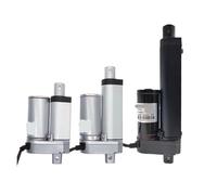 Motor eléctrico CC 12V, actuador lineal, carrera de 100 mm, 50 o 30, 24V, apertura N, 300, 500, 700, 1000, 1200 1500(12v 100n 60mm S,White 30mm)