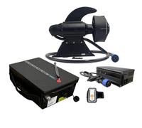 Motor eléctrico con caja de batería, tabla de surf motorizada, aleta de pesca, aleta eléctrica de 600 W, tabla de surf de remo, motor de empuje, aleta eléctrica, SUP, surf, kayak, aleta de potencia