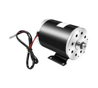 Motor eléctrico DC para bicicleta eléctrica Go-Kart Quad E-Scooter Motor de cepillo negro plata 1000W 36V 3000RPM