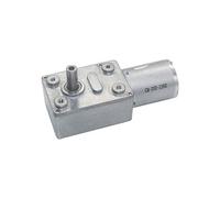 Motor eléctrico de 12 V DC12 V, transmisión helicoidal 2 RPM hasta 375 RPM reducción, motor de engranaje de baja velocidad 370 serie reversible alto par 6 mm de diámetro acoplamiento (DC12 V 2 RPM)