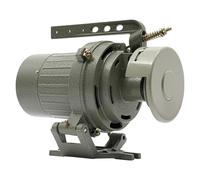 Motor eléctrico de embrague, 400 W, 2850 rpm, motor de máquina de coser industrial, color gris, 220 V, con cubierta protectora para máquinas de zigzag máquinas de perlas overlock