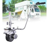 Motor eléctrico de remolque, plataforma rodante motorizada, capacidad de carga de 5500 libras, motor de 12 V, 550 W, kit eficiente de carrito de caravana con velocidad de movimiento de 22 pies/min