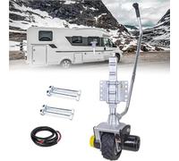 Motor eléctrico de remolque, plataforma rodante motorizada, capacidad de carga de 5500 libras, motor de 12 V, potencia de 550 W, velocidad de 22 pies/min para caravanas y remolques de caravanas