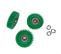 Motor eléctrico de repuesto para bicicleta, 3 unidades, engranajes planetarios sesgados de nailon con 608 rodamientos 31T y 35T para sistemas de motor de bicicleta eléctrica de 500 W, 750 W (31T)
