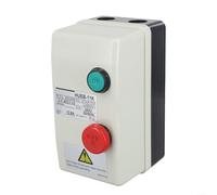 Motor eléctrico magnético de arranque de 380 V, 3 fases para compresor, ABS IP55 con protección contra sobrecarga, ajustable 1,8 - 18 A (8,5 - 12,5 A)
