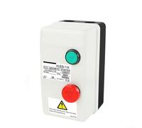 Motor eléctrico magnético de arranque de 380 V, 3 fases para compresor, ABS IP55 con protección contra sobrecarga, ajustable 1,8 - 18 A (3,5 - 5 A)