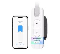 Motor eléctrico Meross para persianas enrollables, ideal para hogares inteligentes con control por voz.