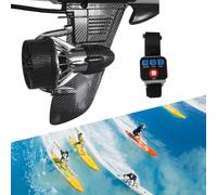 Motor Eléctrico para Aleta Sup de 160W, Aleta Motorizada para Tabla de Surf con Control Remoto de Muñeca y Velocidad Ajustable - Propulsor Subacuático para Paddle Board, Kayak y Barco de Pesca