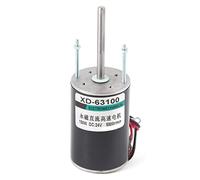 Motor eléctrico PolyGen de 150 W con devanados de estator de cobre, este motor de CC de alta velocidad es un motor de CC con escobillas de 24 V que admite CW CCW para maquinaria (24V5500rpm)