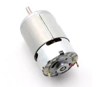 Motor eléctrico RS-775WC-9013 CC, Velocidad de Alto par, Potencia CC, Eje de 87mm con Ventilador de refrigeración, Lavado de Taladro Artesanal Motor de Cierre de Puerta Lateral