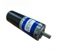 Motor eléctrico tubular de CC con reductor, 12 V, 24 V, 36 mm, 3662 CC, con engranaje planetario metálico cepillado y reductor.(58RPM,12V and bracket)