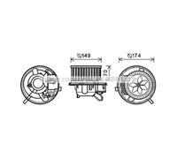 Motor eléctrico, ventilador interior AVA COOLING VN8339