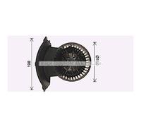 Motor eléctrico, ventilador interior AVA COOLING VN8411