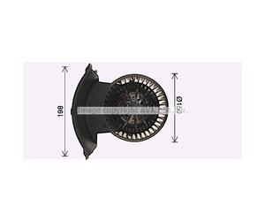 Motor eléctrico, ventilador interior AVA COOLING VN8411