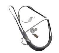 Motor elevalunas delantero Kit de reparación de regulador de ventana delantera izquierda y derecha para Peugeot 206 para CC para Cabriolet convertible 9636597380 9636597280. Elevalunas(Left Door)