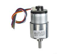 Motor Engranaje Metal 37mm Doble Eje 6mm para arduino Motor Engranaje(12V20)