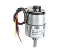 Motor Engranaje Metal 37mm Doble Eje 6mm para arduino Motor Engranaje(12V33)