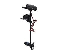 Motor fuera de borda, Motor de arrastre eléctrico DC12 V 18 LBS/28 LBS, motor fuera borda, hélice barco, for pesca, remo, Kayak, canoa(18lbs)