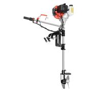 Motor fueraborda de 2 tiempos 2,3 CV 52 CC, motor inflable CDI Wasserk refrigeración por aire fueraborda para botes inflables, barcos de pesca, veleros y yates pequeños