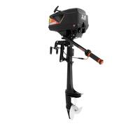 Motor fueraborda de 2 tiempos 3,6 CV refrigerado por agua | Motor de gasolina inflable barco barco | barcos de pesca lanchas rápidas pequeños