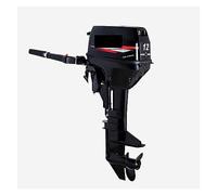Motor fueraborda, motor de arrastre de popa de empuje, motor de barco a motor, motor fueraborda de 2 tiempos y 12 caballos de fuerza, motor de barco de dos tiempos, refrigerado por agua, motor de ba