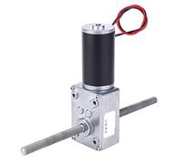 Motor Gearbox High Torsion M8 Screw Double Shaft, Gear Motor with Right and Left Hand Thread, Compact Alloy Gear Electric Motor for Industrial Automation without Flange (Relación de reducción 290)