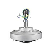 Motor generador de imán permanente sin núcleo de alta eficiencia y baja velocidad, de 5000 W a 8000 W, for turbinas eólicas y hidráulicas.(With Base,96V_8000W)