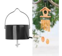 Motor Giratorio de Viento, Interruptor de un Botón Giratorio de Plástico, Motor de Exhibición Colgante Eléctrico para Colector Solar (Enchufe de la UE 220V)