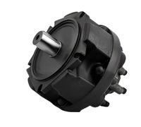 Motor hidráulico de pistón radial de cinco estrellas serie GM1, motor de accionamiento hidráulico de alto par for unidad de plastificación de moldeo por inyección(GM1-150,Flat key)