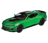 Motor Max 1:24 Chevrolet Camaro ZL1 2017 - Coche modelo fundido a presión, Racing Livery, puertas de apertura, interior detallado, coche muscular coleccionable