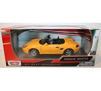 Motor Max 1/24 Scale Metal Model 73226 - Porsche Boxster - Yellow