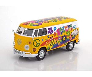 Motor Max 1967 Volkswagen Type 2 T1 Delivery Van Flower Power 1:24 79575