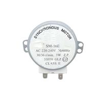 Motor Mezclador For Horno Microondas De Placa Plana, Compatible Con Galanz. Motor Síncrono SM-16E For Horno Microondas, CA 220-240 V, 30/36 R/min, 3 W.