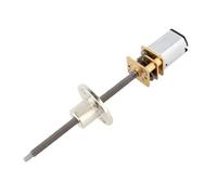 Motor microreductor 12-N20 DC M4 * 100 varilla de tornillo de eje roscado extendido Motor pequeño 3V6V12V de baja velocidad(1000,3v)