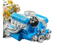 Motor Modelo V8 para Adultos, Modelo Científico De Motor De Automóvil, Juguetes Stem Decorativos Realistas, Juegos Educativos para Aprendizaje De Ingeniería Colección Adultos