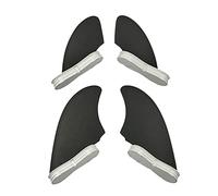 Motor para Kayak, 2 ALETAS Estabilizador de aletas gemelas Aletas tabla surf dethuster 3 uds./4 Un conjunto nido abeja con núcleo rendimiento MR Set(RM 4PCS)