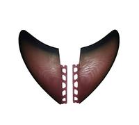 Motor para Kayak, Fish Plate Twin Fins Aletas de tabla surf fibra vidrio Juego 2 piezas Performance Glass (PG) Aleta(For FUT Box-01)