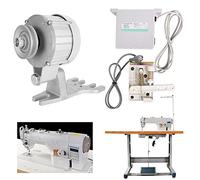 Motor para máquina de coser de 750 W, máquina de coser industrial sin escobillas con servomotor de ahorro energético para familias industriales (220 V, enchufe europeo)