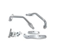 Motor Parachoques para Ducati para Multistrada V4 V4S 2020 2021 2022 2023 2024 Accesorios Motocicletas Protector Motor Carretera Parachoques Barra Choque(Silver-Lower Only)