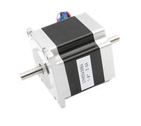 Motor paso a CNC de doble eje 57x56 NEMA 23 a 3A 1.26Nm a 180Oz-in for máquina de Alto Par(8mm)