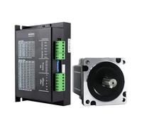 Motor paso a Nema34 4.5Nm 6. 8Nm 10Nm 12Nm bucle abierto con controlador de MC860G 7.2A DC24-100v/AC18V-80V for enrutador CNC(Nema34 12Nm kit,14mm)