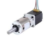 Motor paso a paso 0,02 Nm relación de caja de cambios planetaria 5:1/10:1/20:1/50:1/100:1 Bipolar L = 28mm 1 Uds.(Ratio 5 to 1)